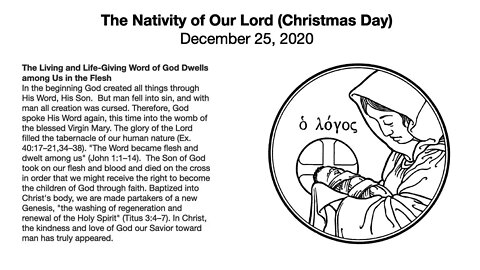 Christmas Day - December 25, 2020