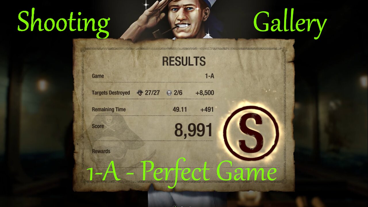 Resident Evil 4 (REm4ke) - Shooting Gallery 1-A - SG 09 R - Perfect Game