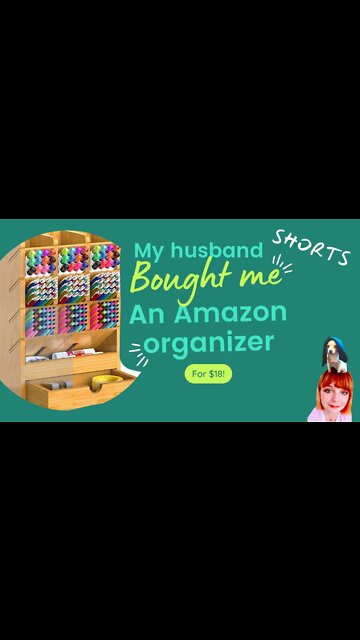 AMAZON LARGE MARKER ORGANIZER $18!