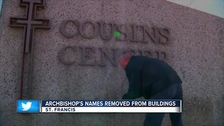 Archbishops' names removed from buildings