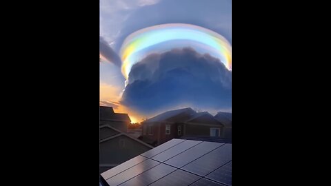 A mysterious cloud appeared in China