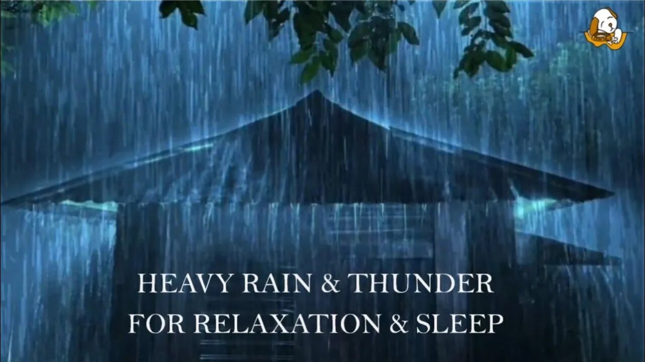 Ultimate Stress Relief, 10 Hours of Rain & Thunder, for Relaxation, Meditation, Ambience, & More.