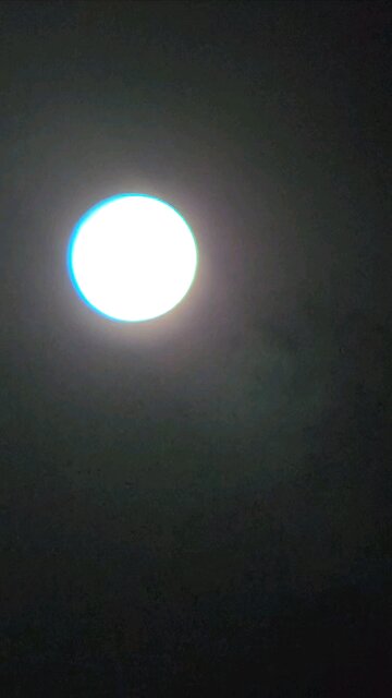 moon 🌙 through a monocular using my phone