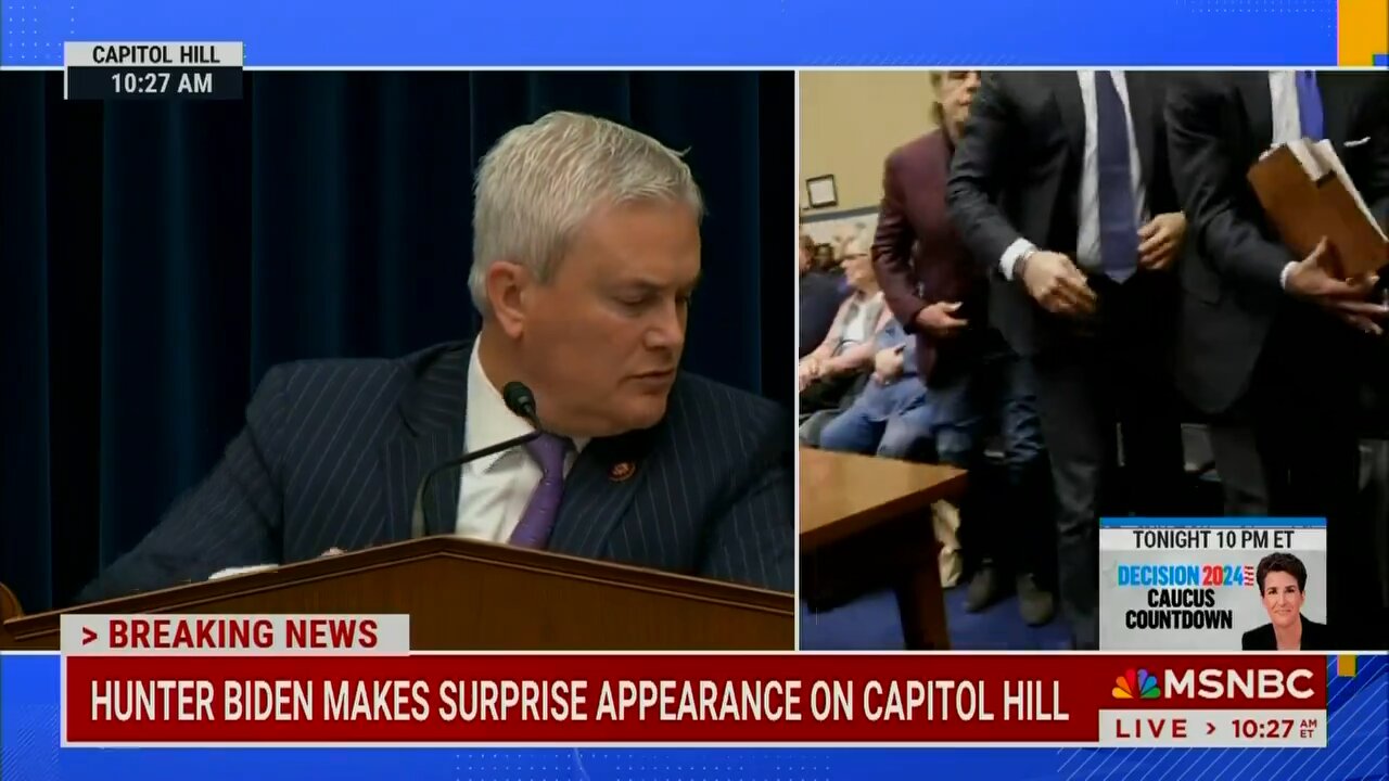 Hunter Biden Abruptly Exits Committee Meeting as Marjorie Taylor Greene Takes the Floor