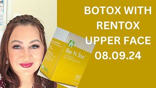 Doing Botox with Rentox Upper Face from Acecosm. 8.9.24