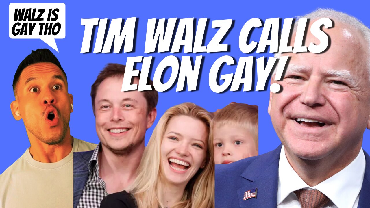 SHOCKER: Kamala VP Tim Walz Calls Elon Musk LGBT Gay