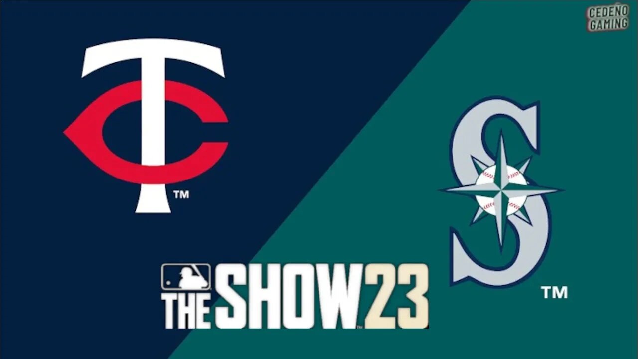 MLB The Show 23 Twins vs Mariners Gameplay PS5