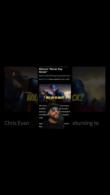 Will Captain America Return To The MCU? Marvel Actor Chris Evans Responds #shorts #marvel #disney