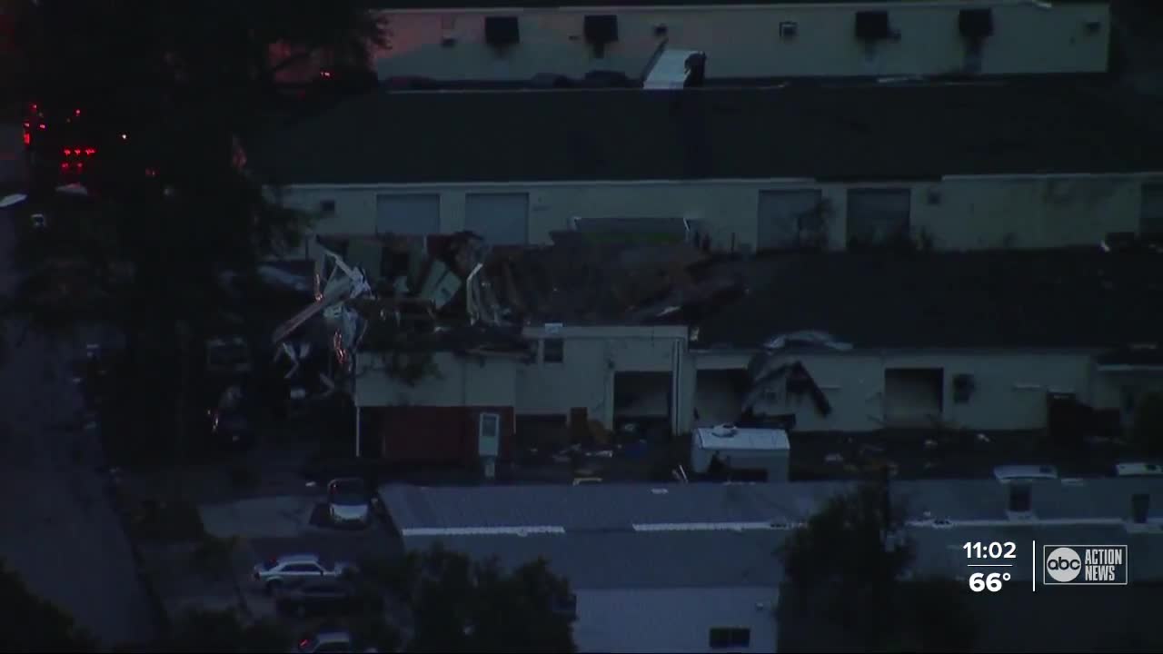 Tornado damage in Pinellas Park (RYAN SMITH)