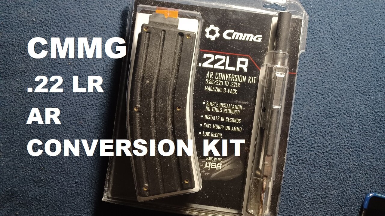 CMMG .22LR AR CONVERSION KIT. 5.56/.223 TO .22LR MAGAZINE 3-PACK for AR-15 / M-16 / M-4 types