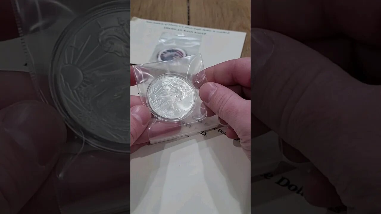 American Silver Eagle Coins Painted! #coin #money