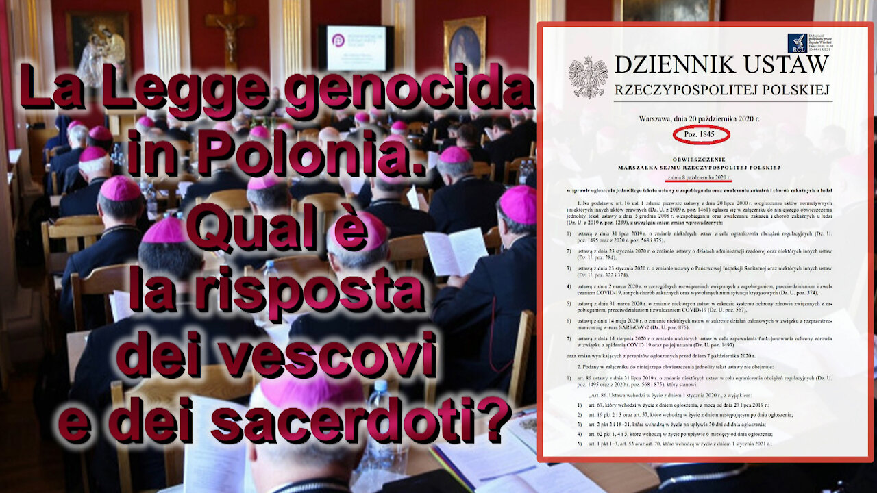 La Legge genocida in Polonia. Qual è la risposta dei vescovi e dei sacerdoti?