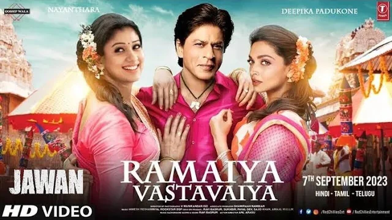 Not RAMAYA VASTAYA JAWAN NEW SONG HD QUALITY 4K /Shahrukh khan/ anirudh/ atlee/nayantara/