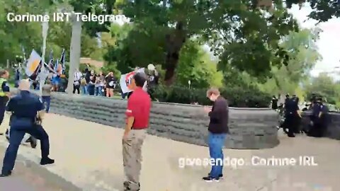 LIVE 9.24.2022 Washington DC the J6 Rally gets attacked by Antifa