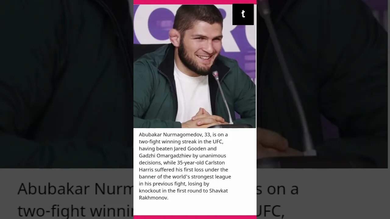 No longer scheduled: Abubakar Nurmagomedov vs. UFC