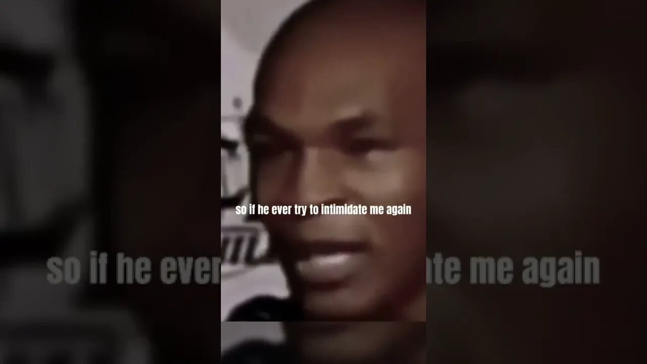 He Tried to BULLY Me.. Mike Tyson