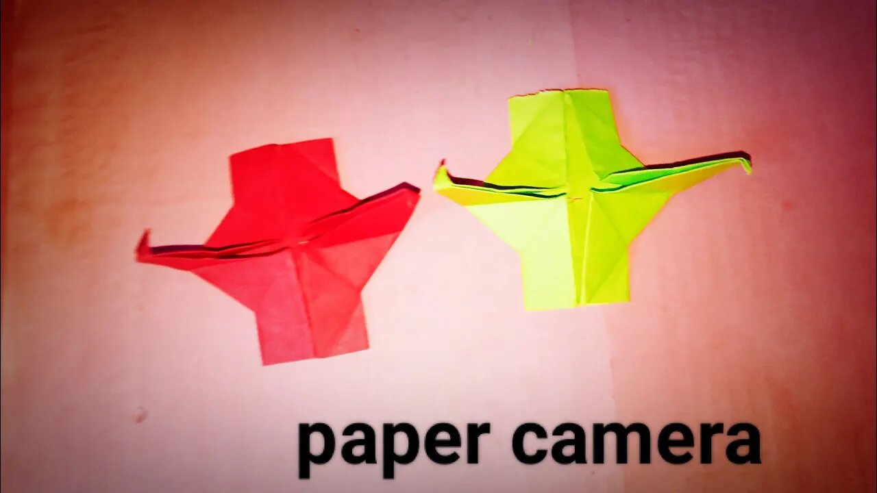 How To Make A Paper Camera | DIY Paper Camera | Easy DIY | Mini Paper Camera | School Hacks