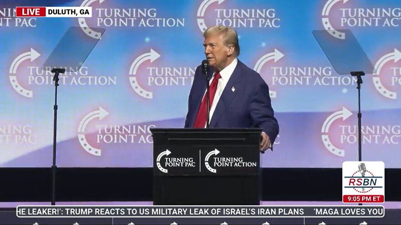 President Trump Keynotes Turning Point Rally with RFK Jr, Tulsi Gabbard and Tucker Carlson