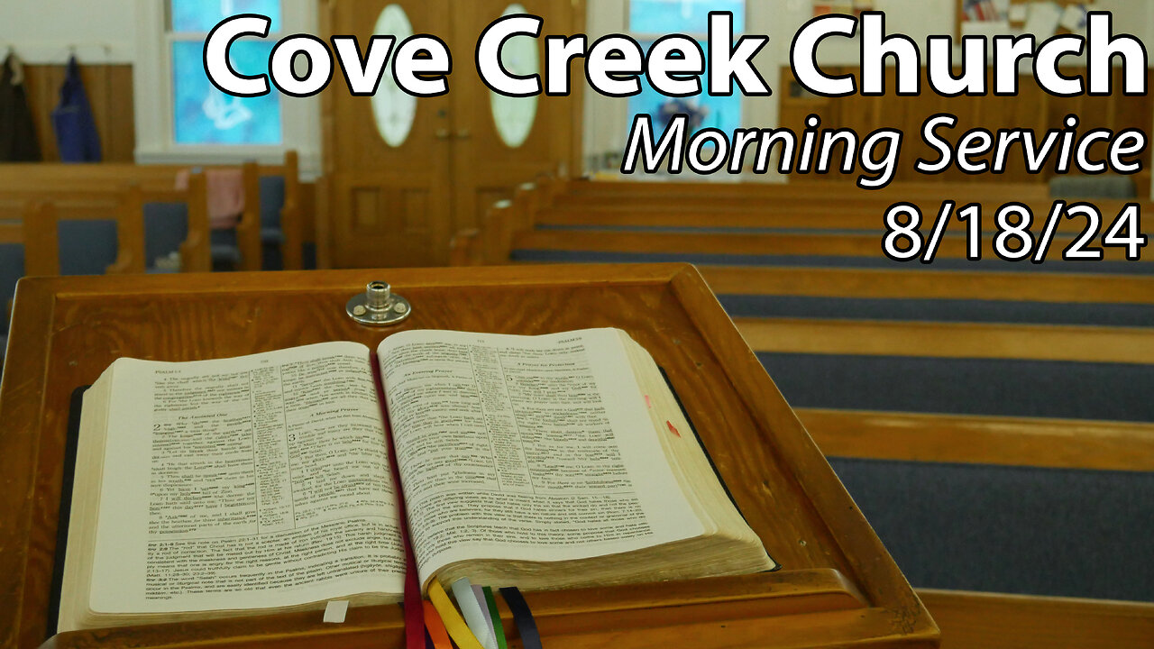 8.18.24 - Morning Service