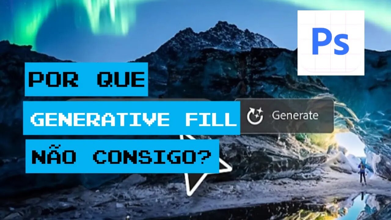 Como conseguir a nova atualização Photoshop Beta AI Preenchimento Generativo