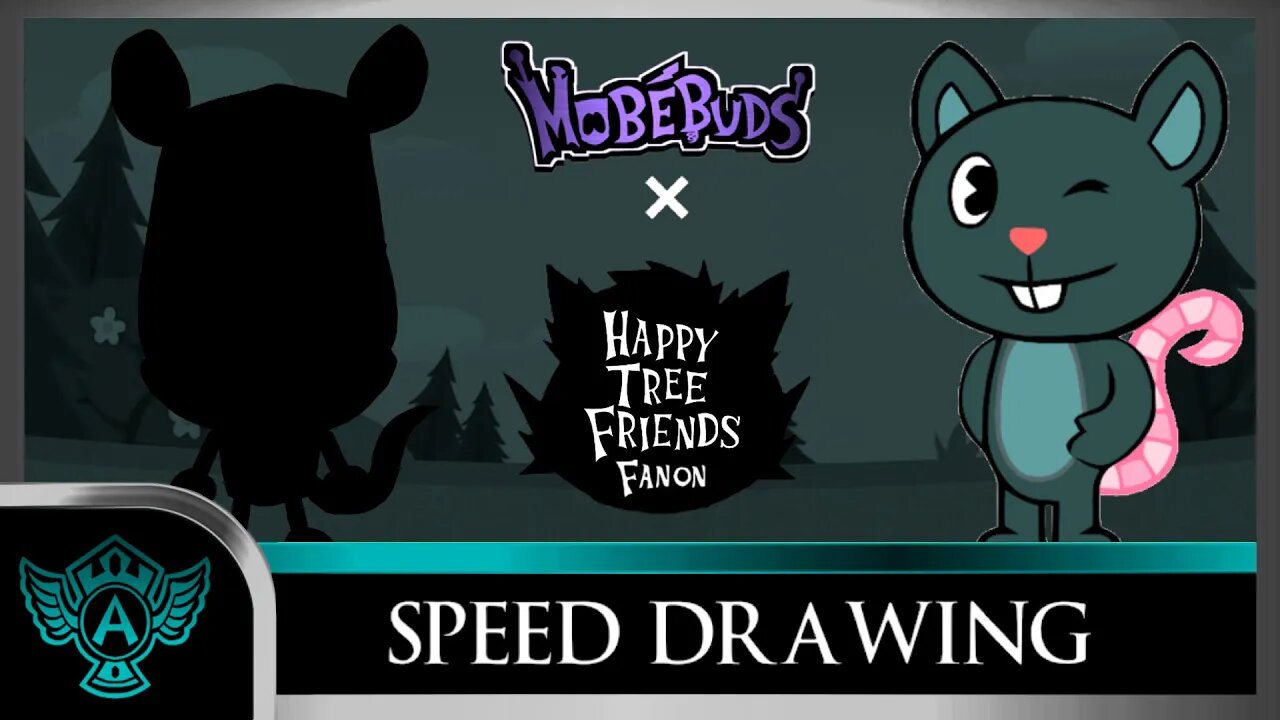 Speed Drawing: Happy Tree Friends Fanon - Winker | Mobebuds Style