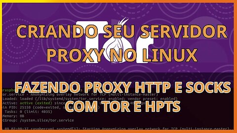 Criando seu servidor proxy http e socks no linux com tor e hpts
