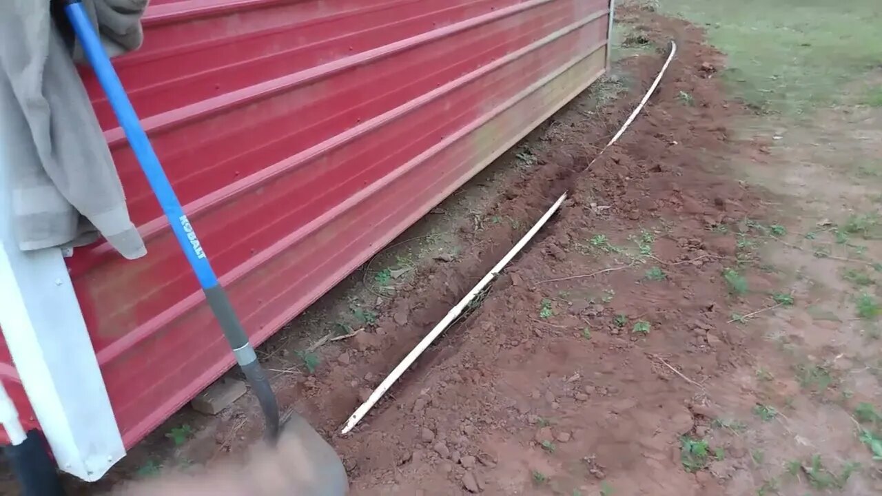 Completing the Water line for the Garden Prepping 2022 2023