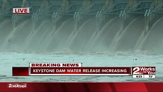 Keystone Dam water release increasing