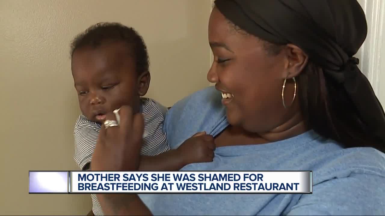 Mother says she was shamed for breastfeeding at Golden Corral in Westland