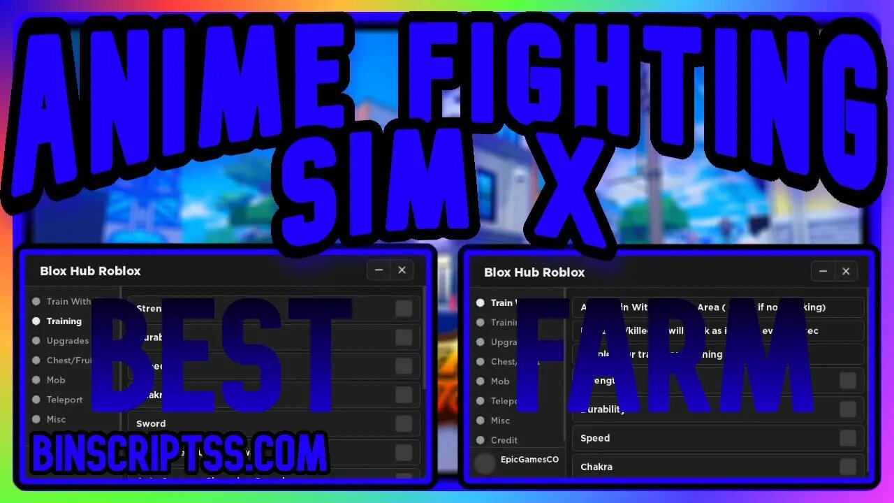 ROBLOX Anime Fighting Simulator X Script - LOTS OF FEATURES *PASTEBIN 2023*