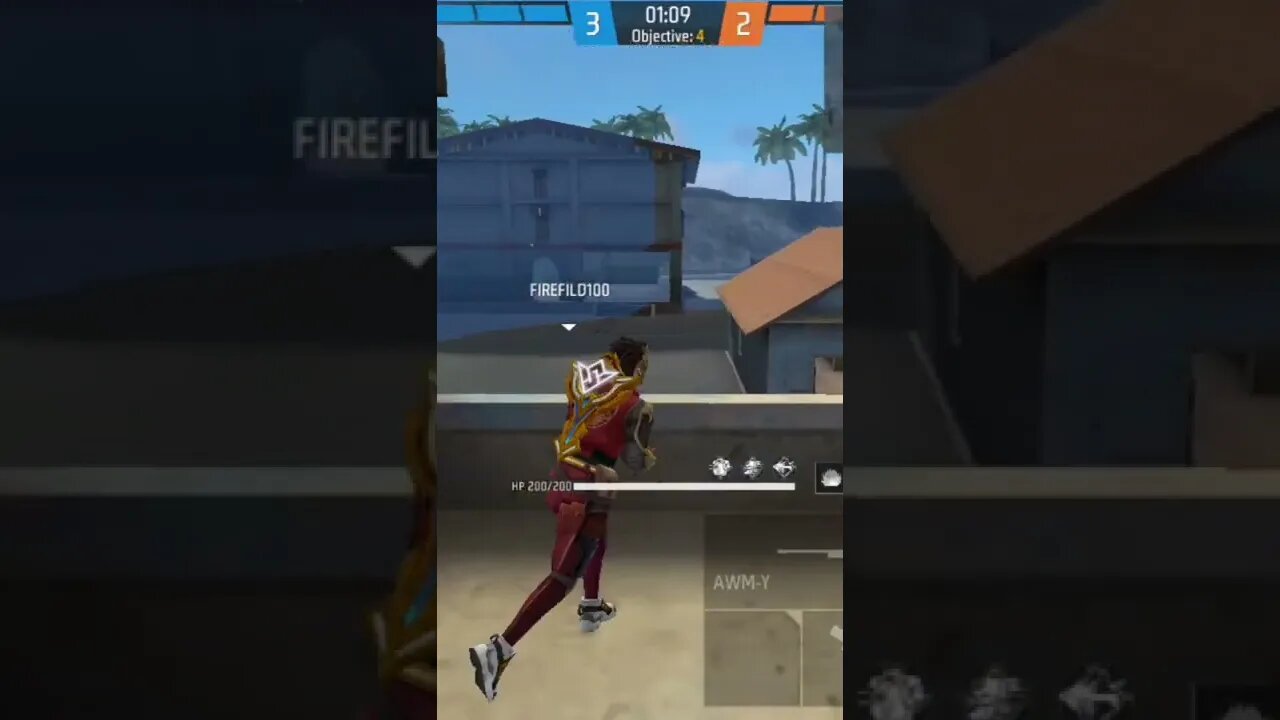 পায়ে গুলি মেরে নক করে দিলাম।#shorts #firefild100