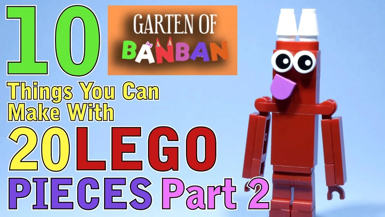 10 Garten of Banban things you can make with 20 Lego pieces Part 2