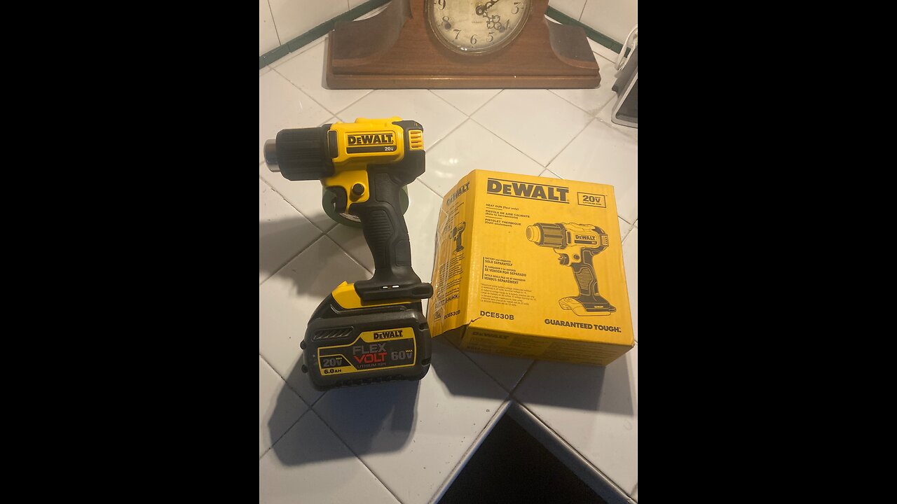 Tool Review: DeWalt DCE530B 20V Battery Heat Gun Vs. Old Wagner HT1000 Corded. Both UL Listed.