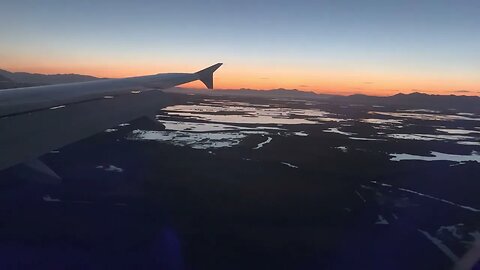 JetBlue Airbus A320 Evening Landing Salt Lake City 🇺🇸