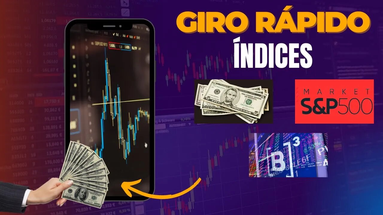 💰Giro índice💰Ibovespa( #IBOV #WIN ) SP500( #SP500 ) Dólar( #WDO ) EP02