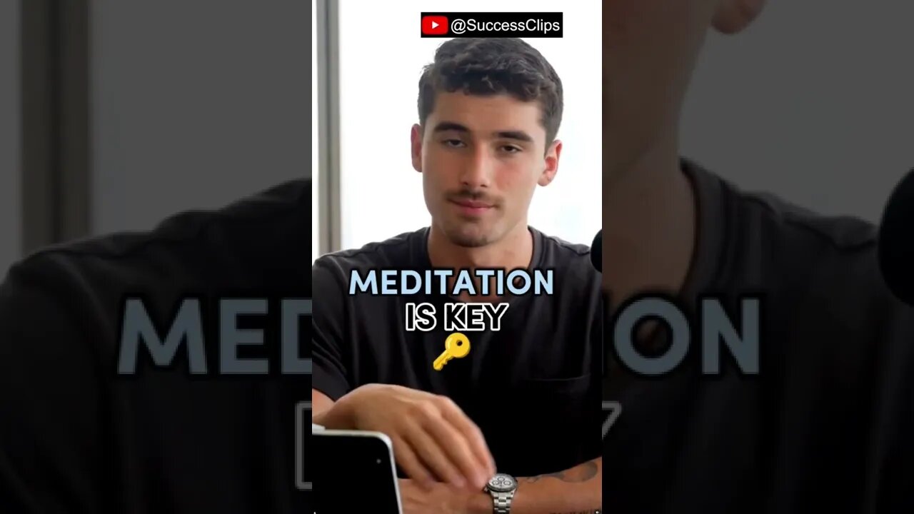 Iman Gadzhi: "Meditation Is Key" #shorts