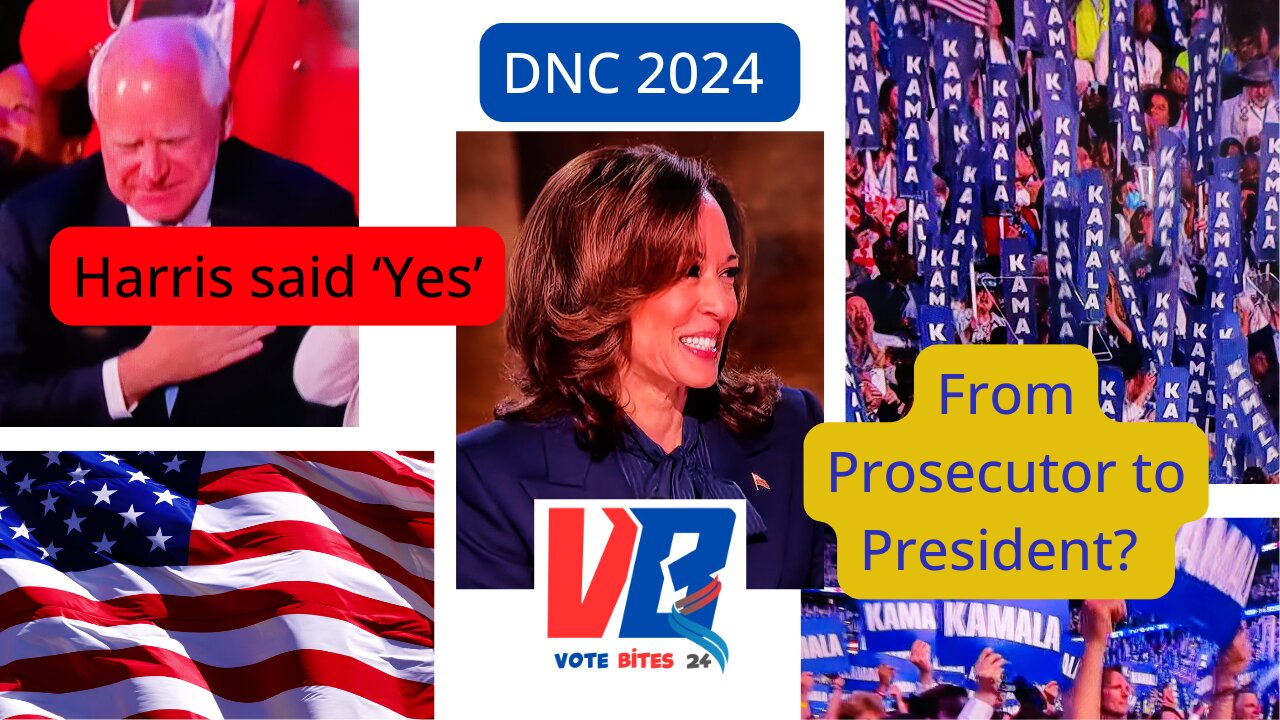 Harris Unleashed: From Prosecutor to President? DNC 2024 Showdown