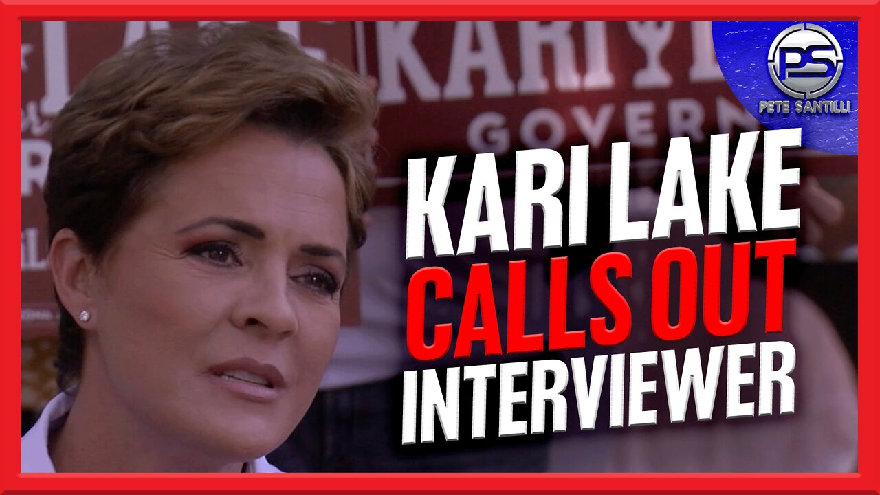 AZ Gubernatorial GOP Candidate Kari Lake Calls Out Interviewer For Not Covering Election Fraud