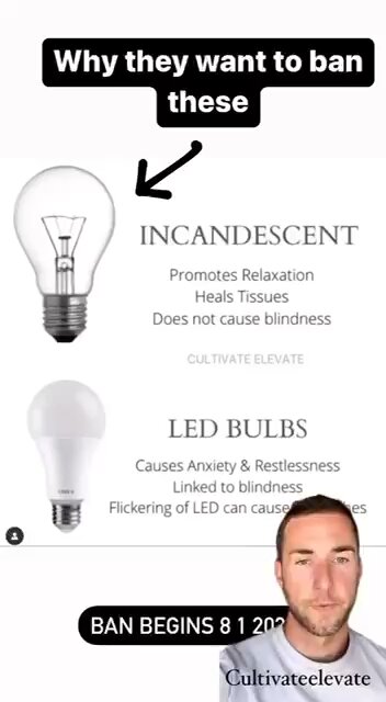 👀WHY THEY WANT TO BAN INCANDESCENT BULBS!!👀🔥🔥