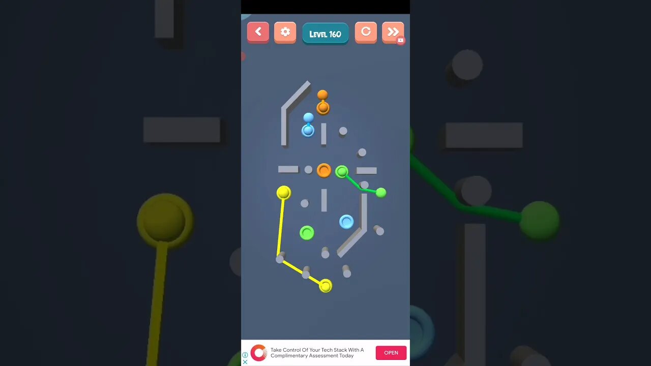 Color Rope Puzzle - Level 160