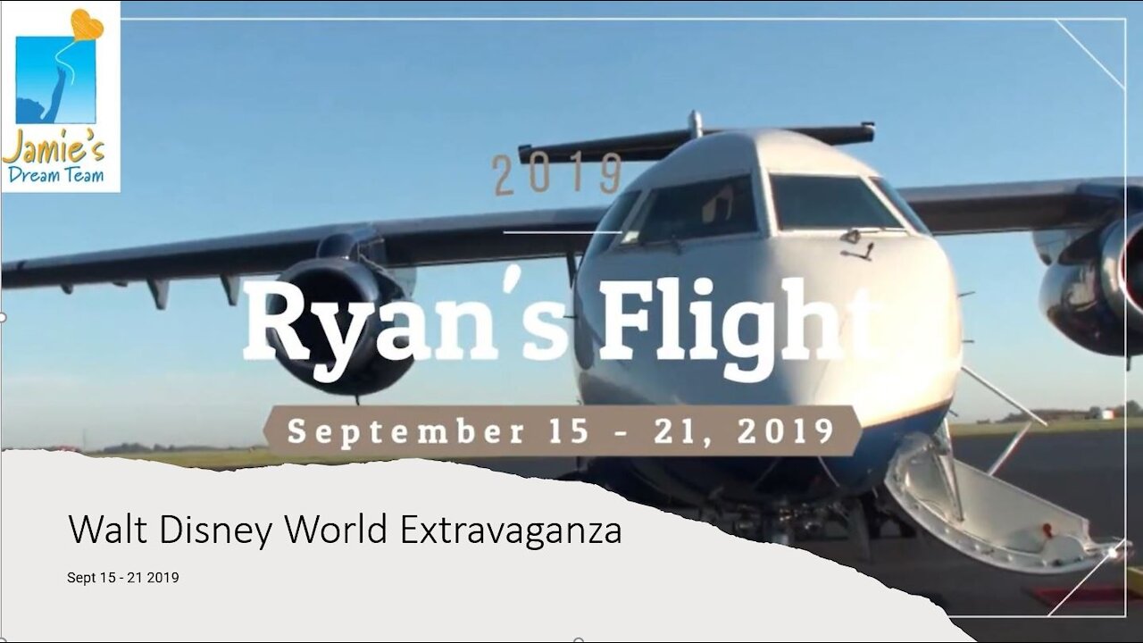 Walt Disney World Extravaganza l 2019 Ryan's Flight l Dornier 328 Jet Jamie's Dream Team