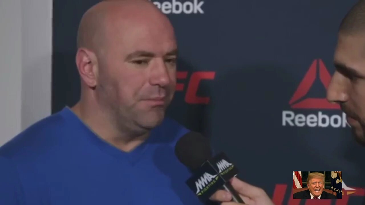 Dana White caught contradicting himself on "Freedom of Speech"