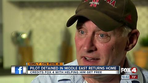 Cape Coral Pilot home after jailed in Middle East for 45 days