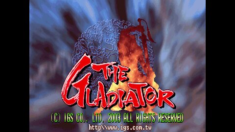 The Gladiator Arcade Game, IGS 2003, playthrough