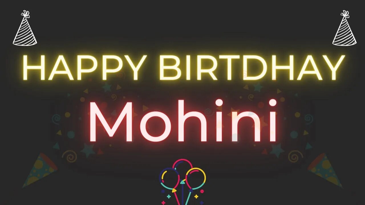 Happy Birthday to Mohini - Birthday Wish From Birthday Bash