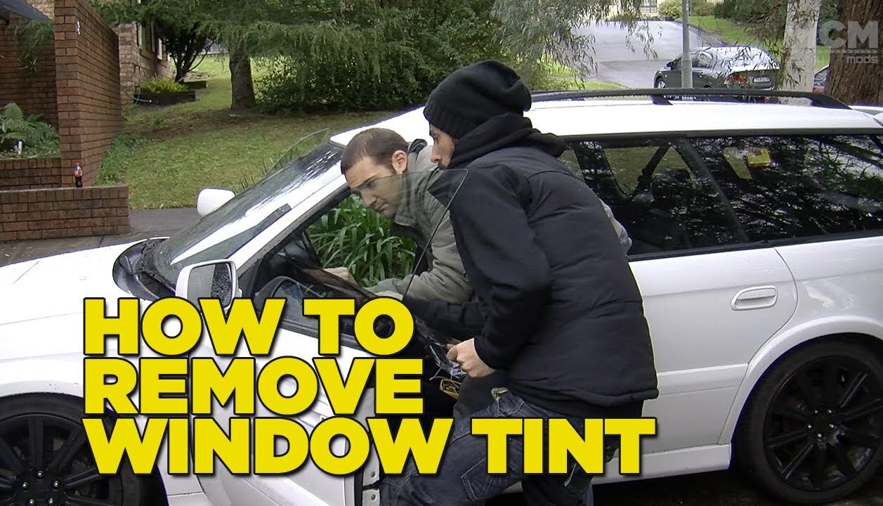 How To Remove Window Tint