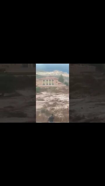 EL LODO CUBRIÓ TOTALMENTE LAS CALLES EN MOROCO