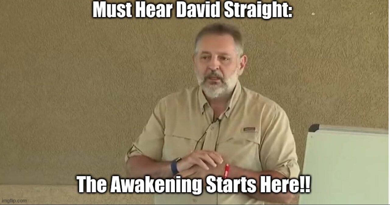 Must Hear David Straight: The Awakening Starts Here!!