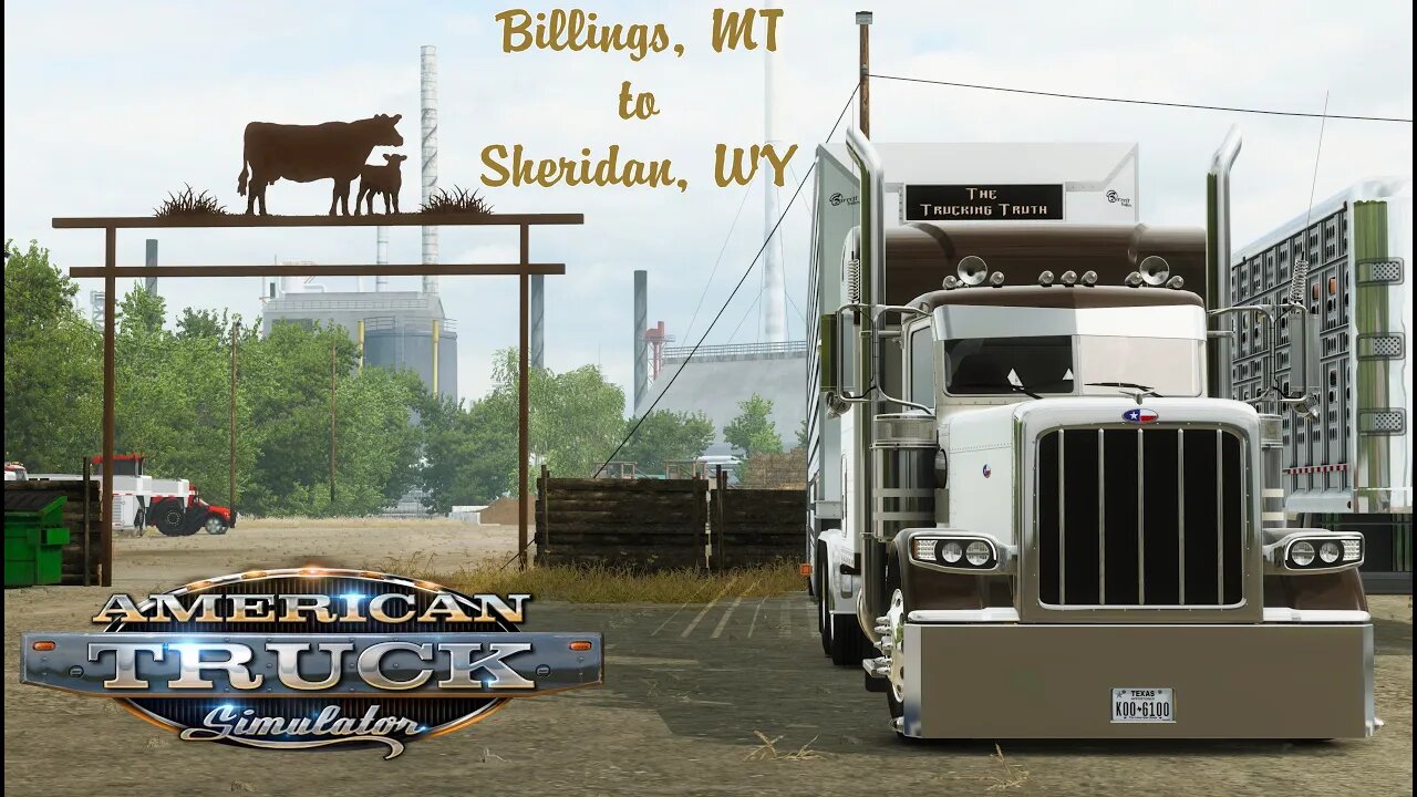ATS 1.47 - Pizzster Modding 389 - Barret Livestock Trailer - Serial Black's DD60