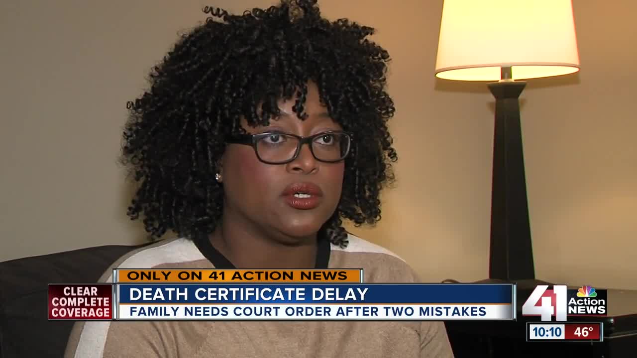 Grieving family still waiting for mother's death certificate